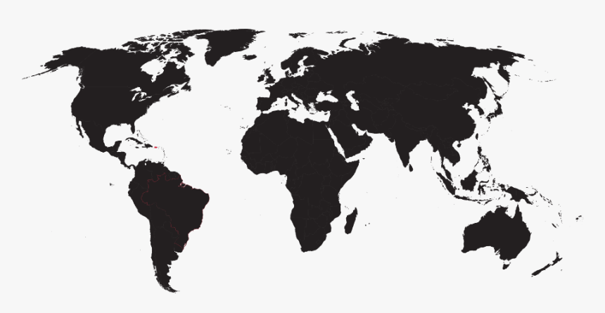 Simple World Map Svg, HD Png Download, Free Download