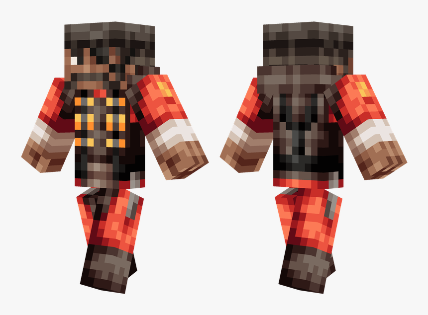 Tf2 Skin Minecraft Scout, HD Png Download - kindpng.