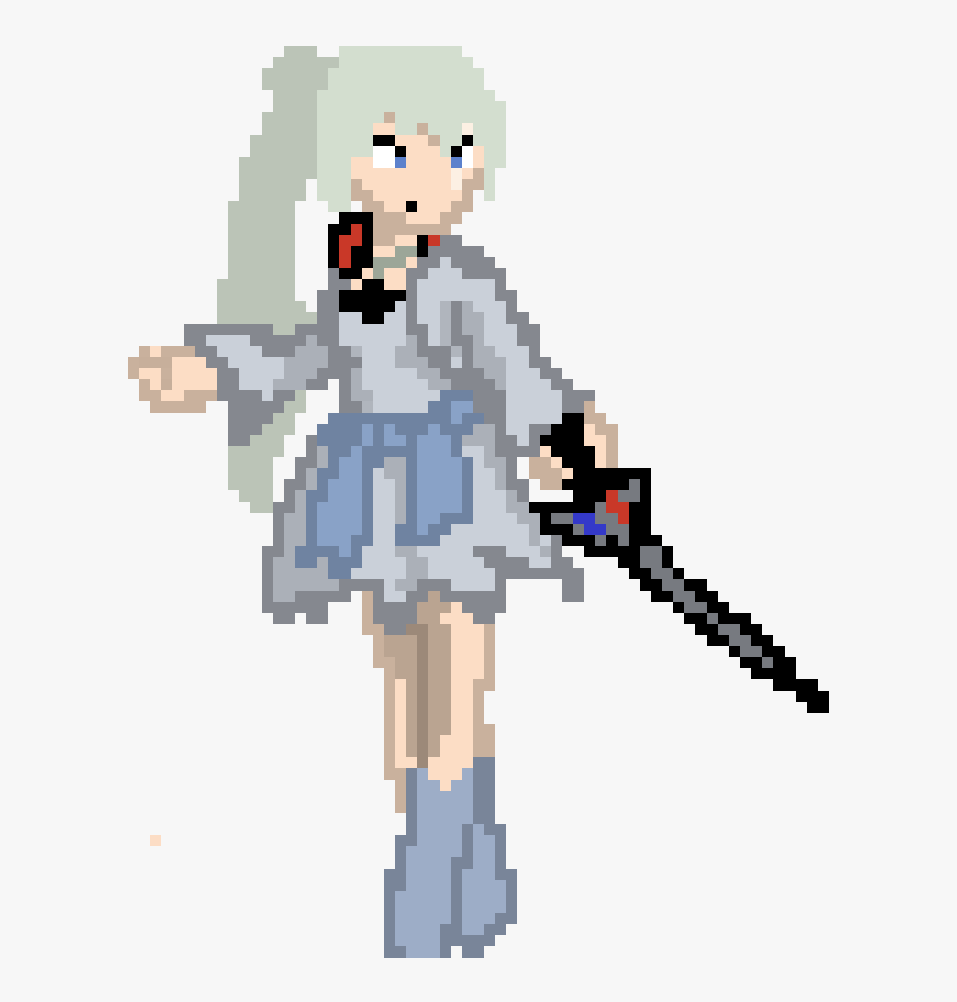 Weiss Schnee Pixel Art, HD Png Download, Free Download