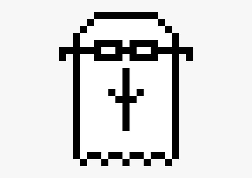 Pixel Art Cute Ghost, HD Png Download, Free Download