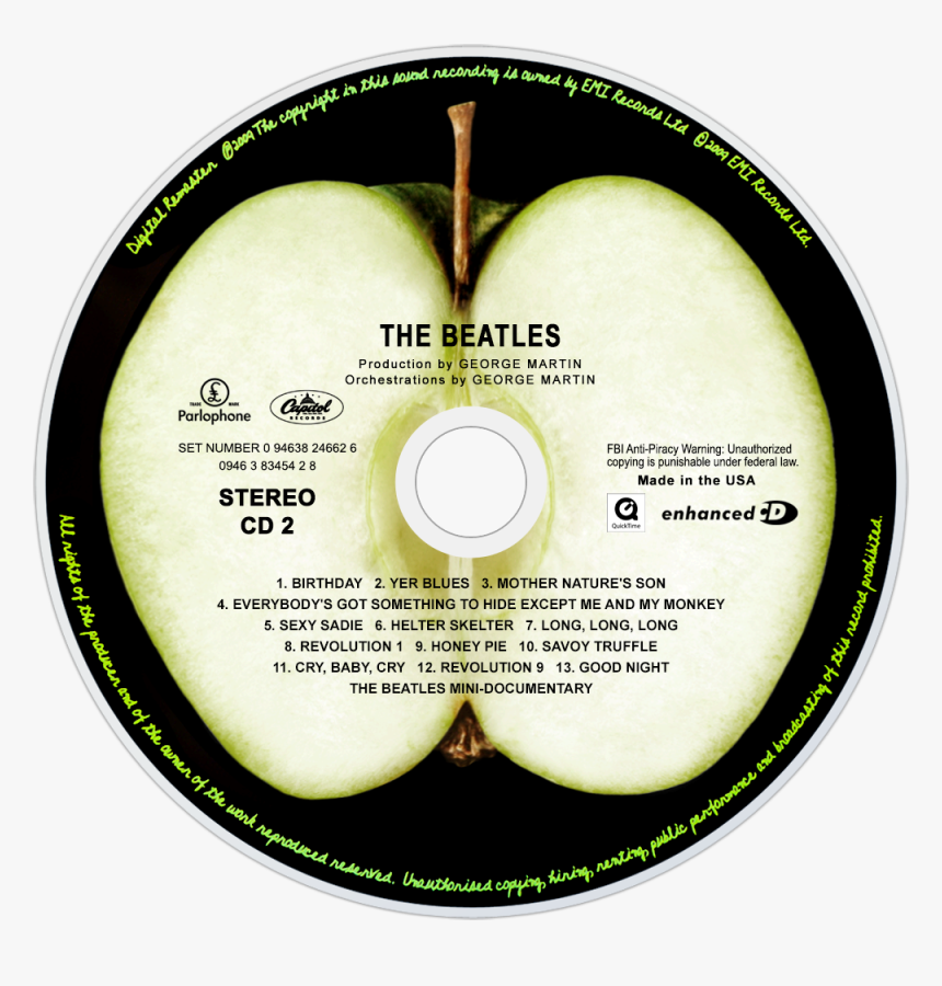 Image Id - - Beatles White Album Disc 2, HD Png Download, Free Download