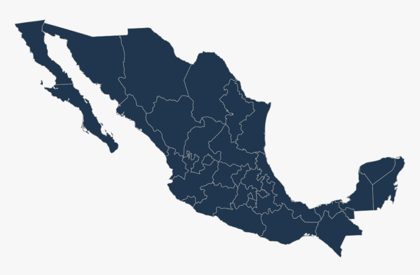 Club Deportivo Cruz Azul Ubicacion - Vector Mapa De Mexico Png, Transparent Png, Free Download
