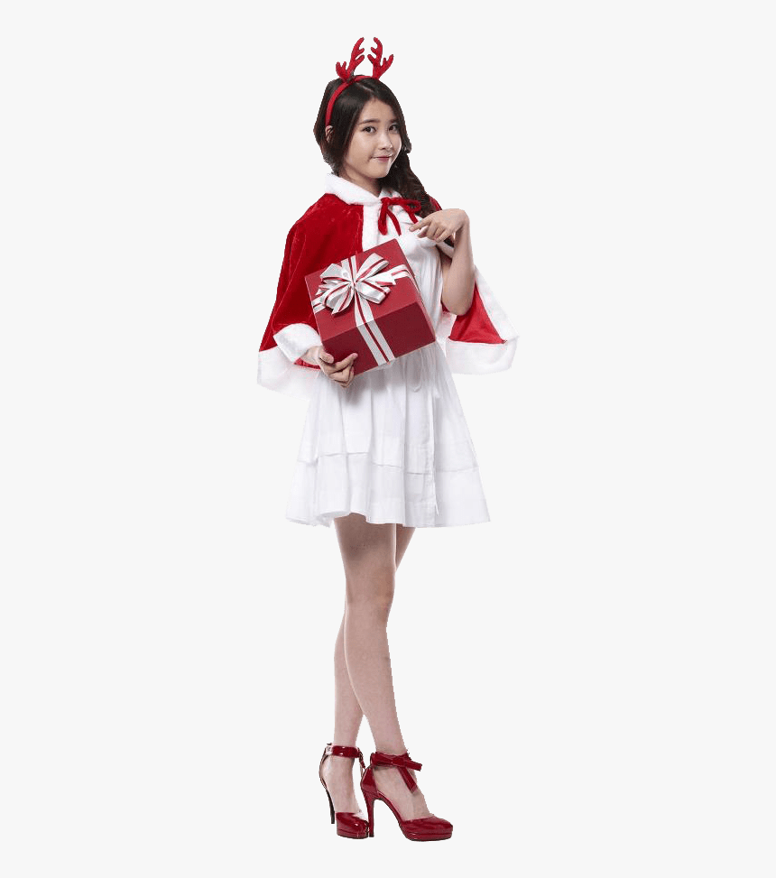 Iu Dressed For Christmas - Iu Christmas, HD Png Download, Free Download