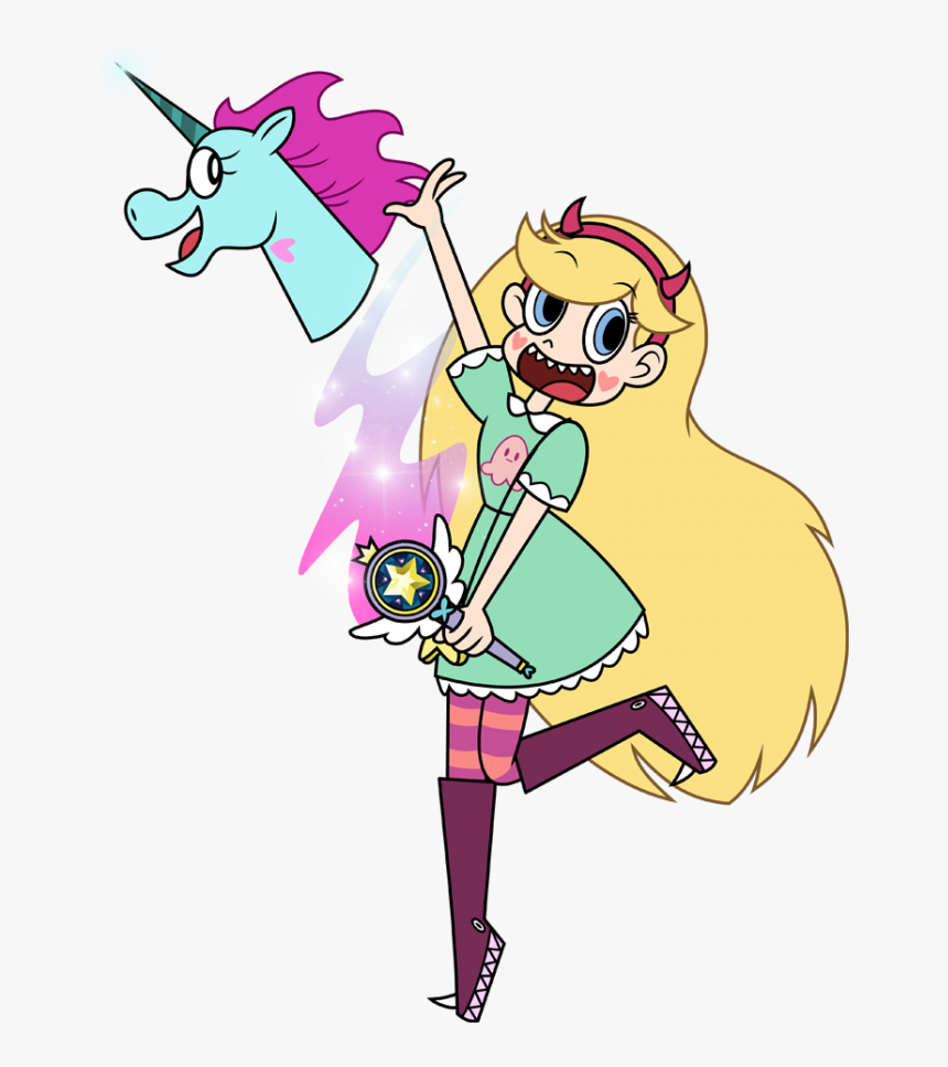 Stock Avatan Plus Star Butterfly - Star Butterfly With A Unicorn, HD Png Do...