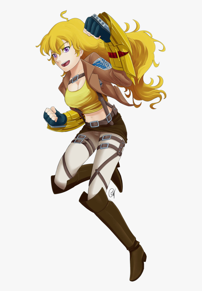 Yang Xiao Long Blake Belladonna Weiss Schnee Yellow - Yang Xiao Long Png, Transparent Png, Free Download