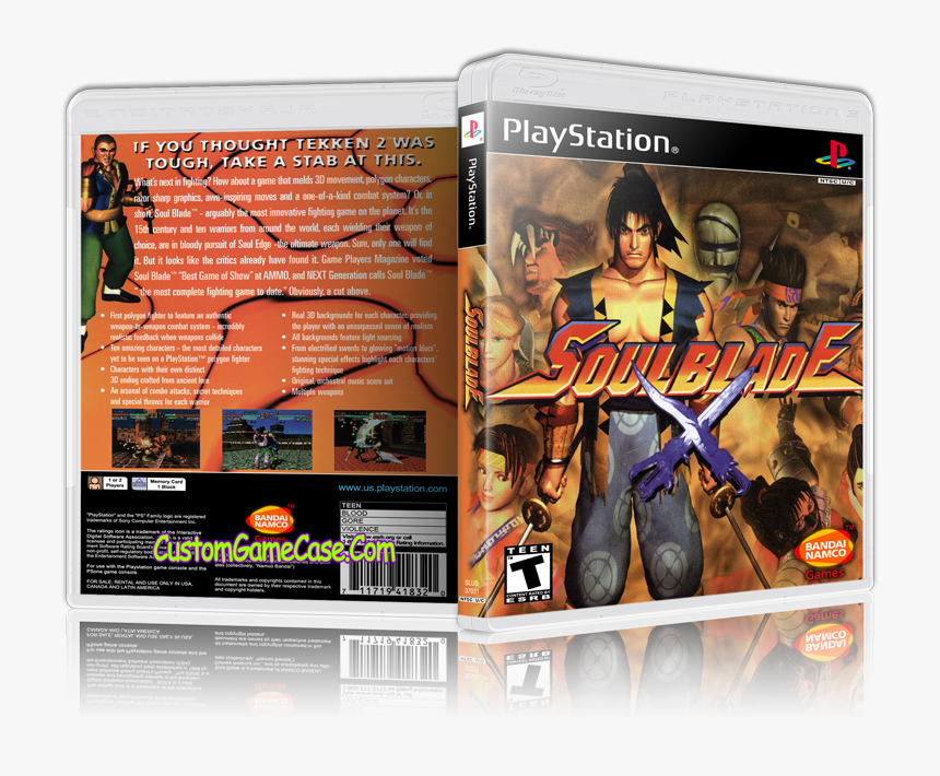 Sony Playstation 1 Psx Ps1 - Soul Blade Ps1 Cover, HD Png Download, Free Download