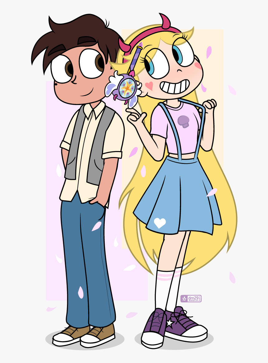 Here We Have Marco Diaz In A Snappy Shirt/vest Pairing - Star Butterfly And Marco Diaz Fan Art, HD Png Download, Free Download
