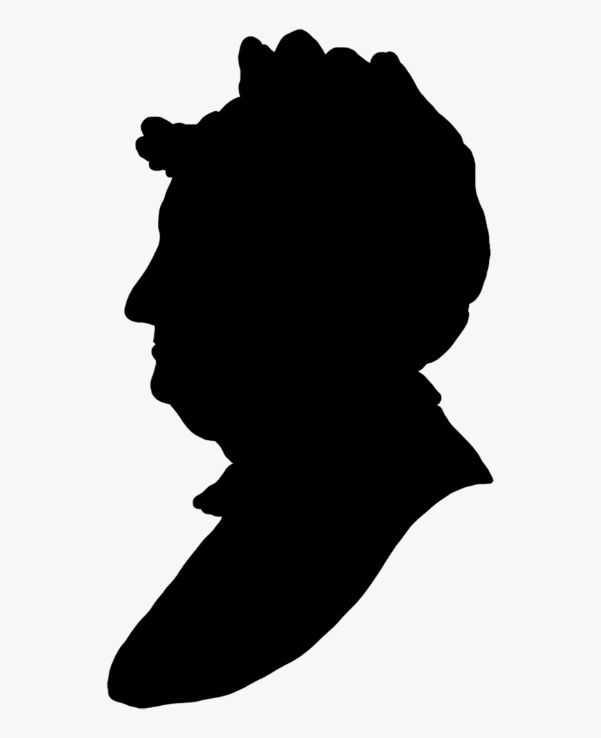 Silhouette Profile Victorian - Silhouette Of People Face, HD Png Download, Free Download