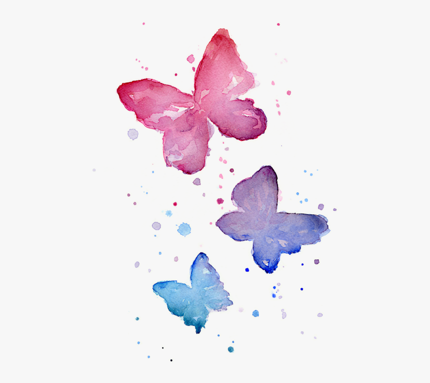 Transparent Watercolor Butterfly, HD Png Download, Free Download