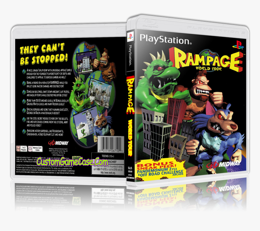 Rampage World Tour - Game Boy Color Rampage Universal Tour, HD Png Download, Free Download