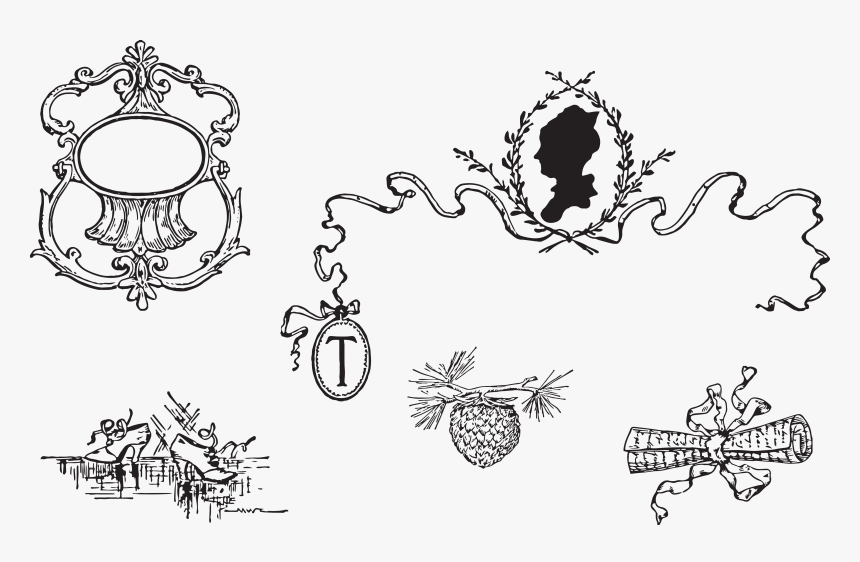 Clip Art Copyright Free Victorian Images - Secret Sister Santa, HD Png Download, Free Download