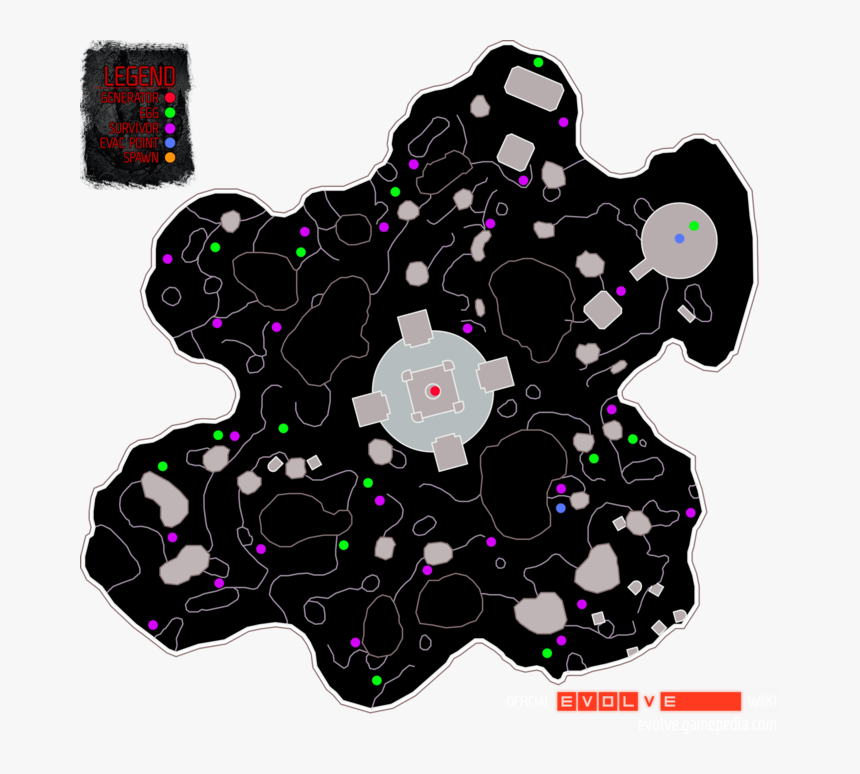 Wraith Trap Map Gamepedia - Wraith Trap Map, HD Png Download, Free Download