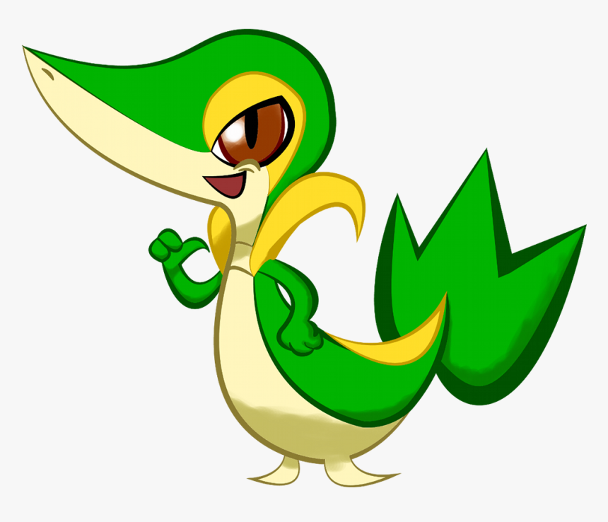 Snivy - Cartoon, HD Png Download, Free Download