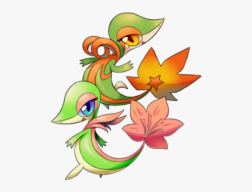 Fire Type Snivy, HD Png Download, Free Download