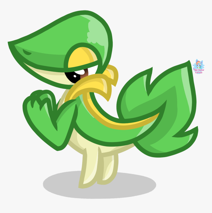 Snivy - Cartoon, HD Png Download, Free Download