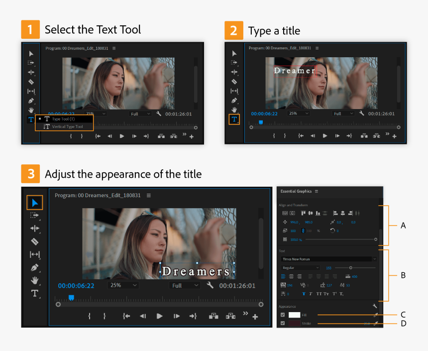 Create Text Layer - Shape In Premiere Pro, HD Png Download, Free Download