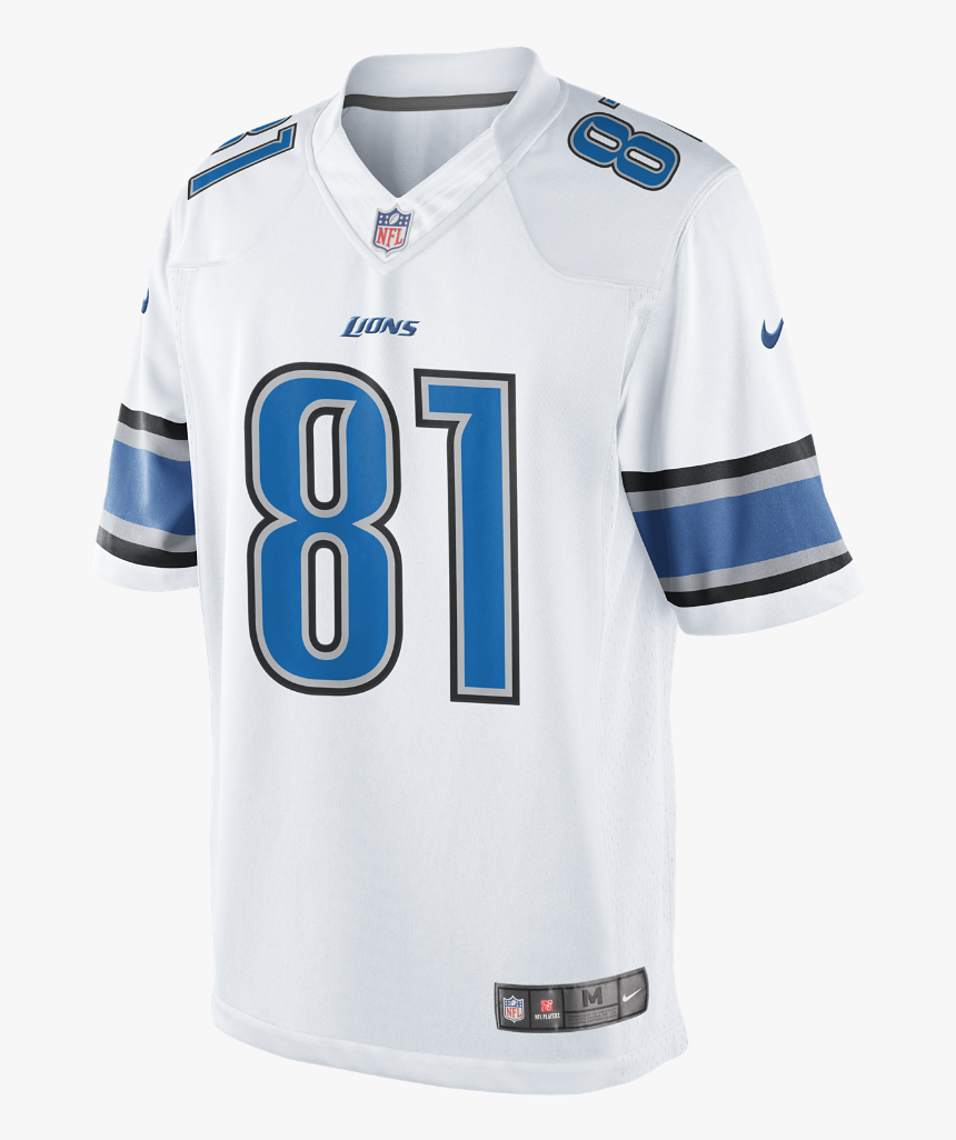 Detroit Lions White Jersey, HD Png Download, Free Download