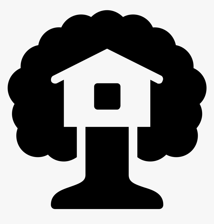 Treehouse Filled Icon - Tree House Symbol Svg, HD Png Download, Free Download