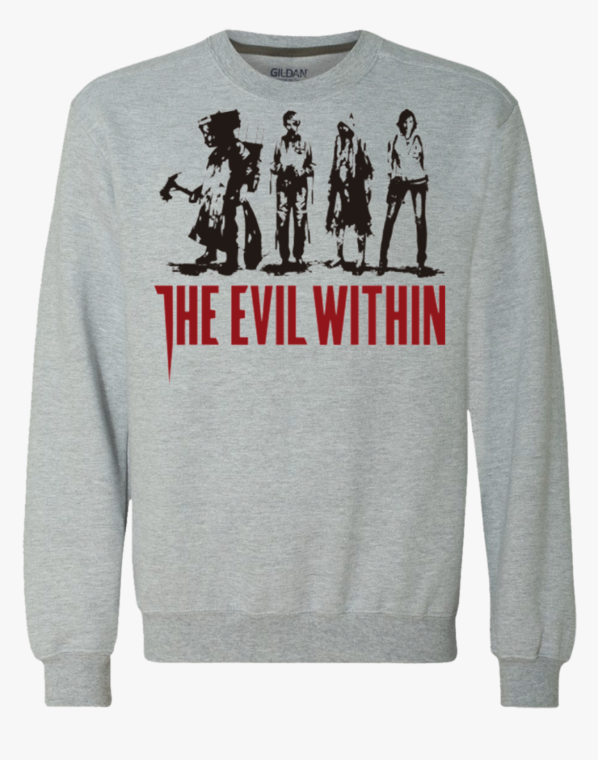The Evil Within Premium Crewneck Sweatshirt - Evil Within Sticker, HD Png Download, Free Download