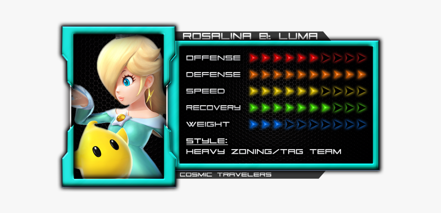 Rosalina & Luma - Wii Fit Trainer Stats, HD Png Download, Free Download