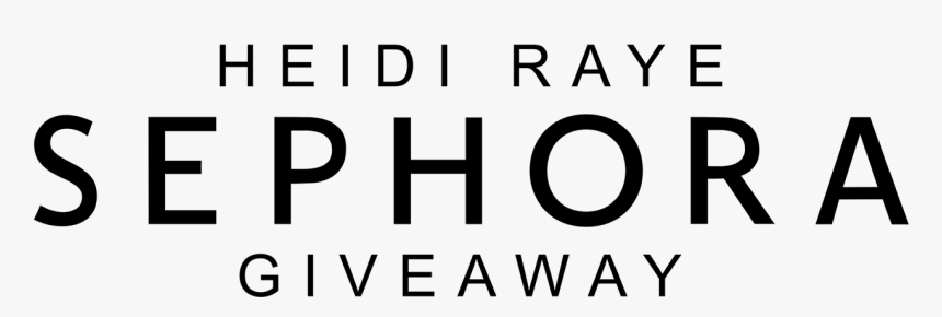 Heidi Raye Sephora Giveaway - Sephora, HD Png Download, Free Download