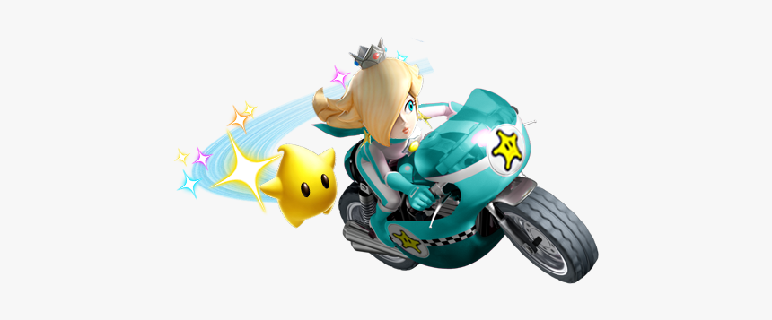 #rosalina #mariogalaxy #nintendo #mariokart - Mario Kart Rosalina Biker, HD Png Download, Free Download