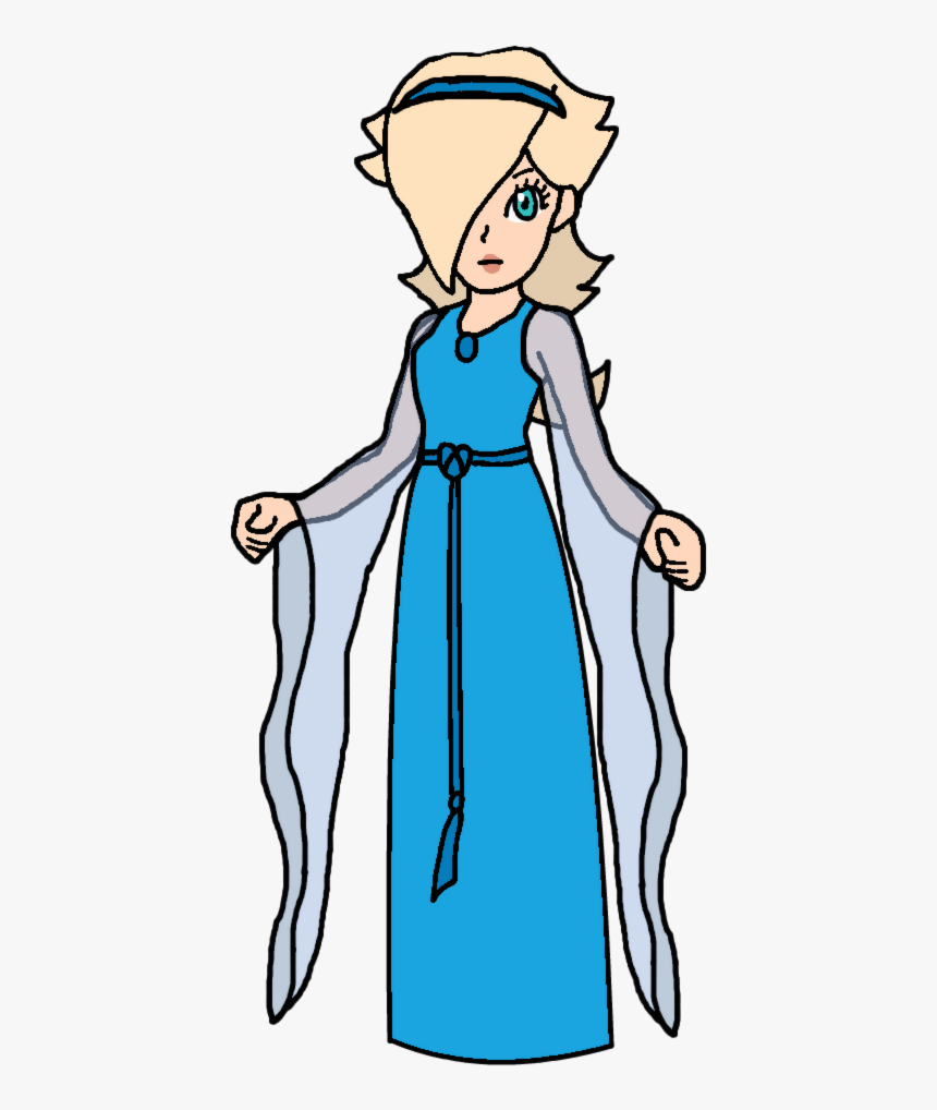 Blue Fairy By Katlime - Young Elsa Night Dress, HD Png Download, Free Download