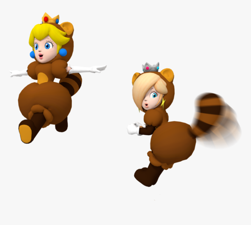 Toad Transparent Tanooki - Tanooki Peach Super Mario 3d World, HD Png Download, Free Download