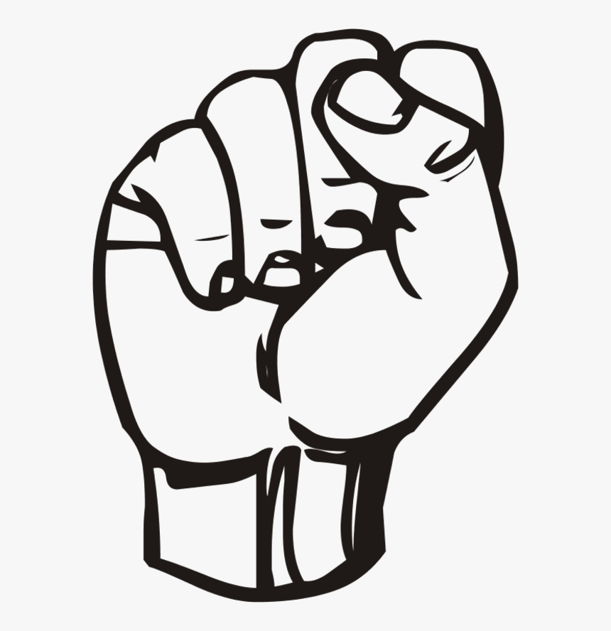 Sign Language S Fist - Fist Clipart, HD Png Download, Free Download