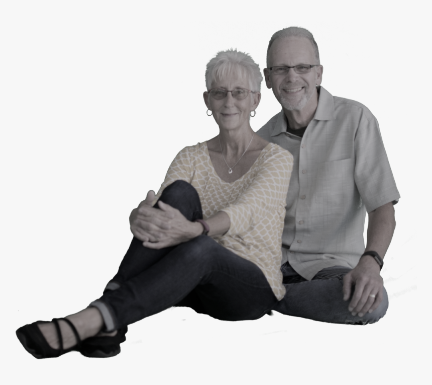 Lyn And Pastor , Png Download - Sitting, Transparent Png, Free Download