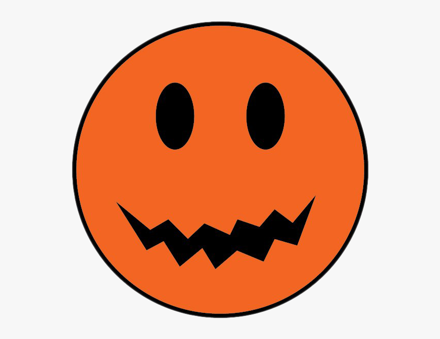 Smiley Halloween Png Image - Jack O Lantern Smiley Face, Transparent Png, Free Download