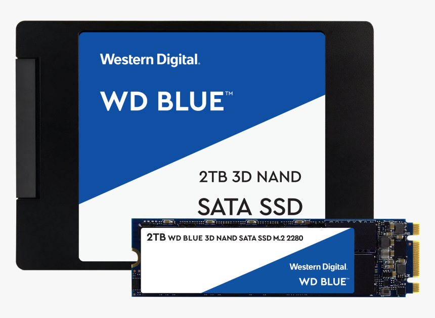 Western Digital Sol - Wd Blue 3d Nand Sata Ssd, HD Png Download, Free Download