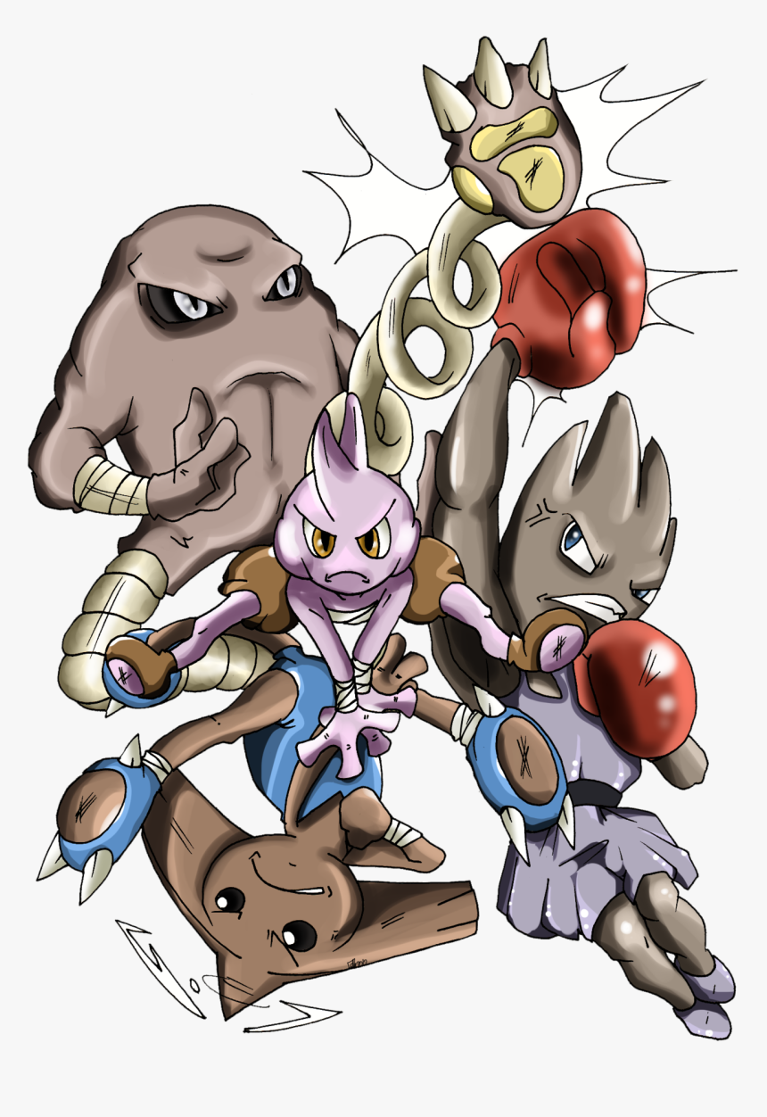 Pokemon Hitmonlee Vs Hitmonchan Images - Hitmonlee And Hitmonchan Png, Transparent Png, Free Download