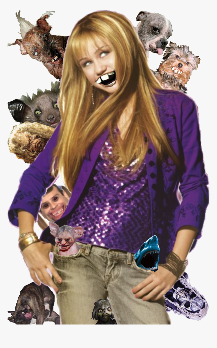Hanna Montana Scary - Scary Hannah Montana, HD Png Download, Free Download