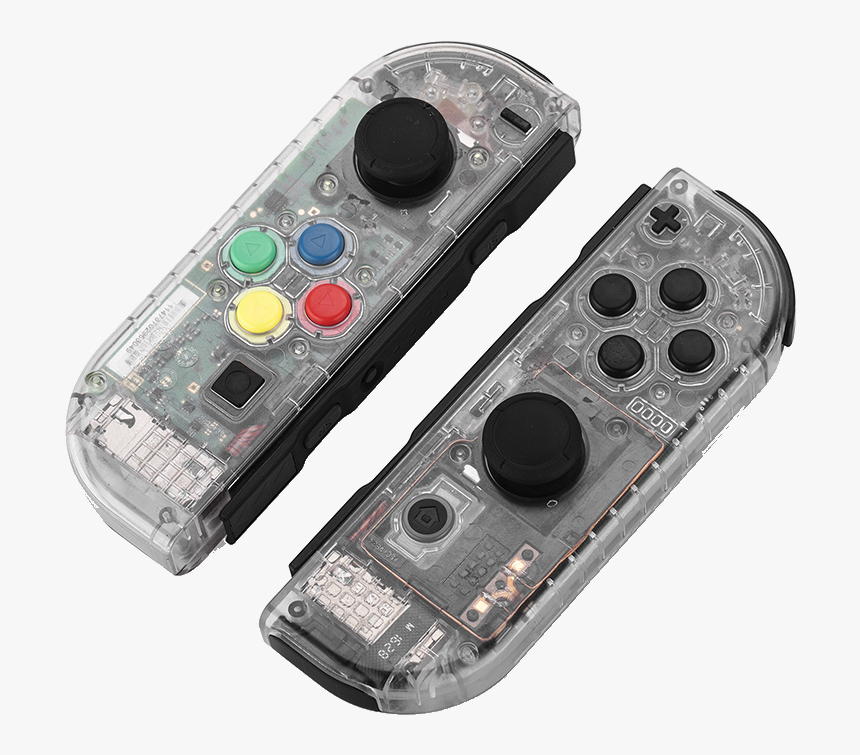 Deck Out Your Nintendo - Nintendo Switch Clear Joycons, HD Png Download, Free Download