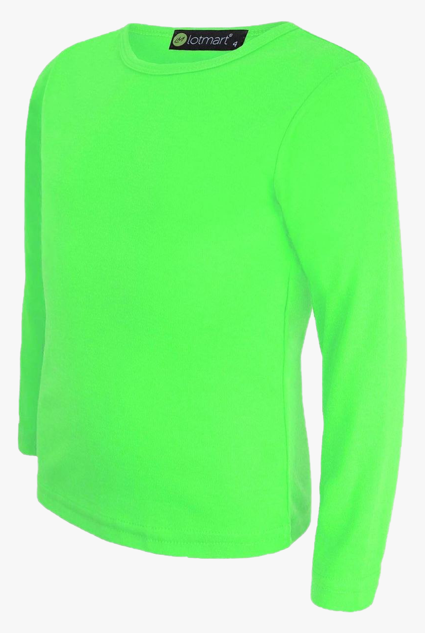 Plain Green T-shirt Png Photo - Long-sleeved T-shirt, Transparent Png, Free Download