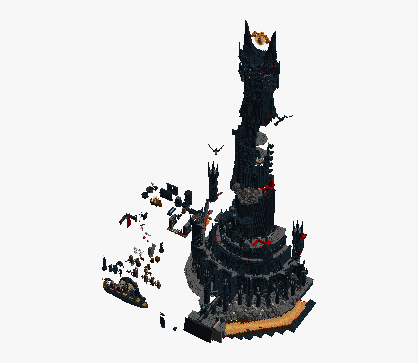 Tower Of Sauron Lego Moc, HD Png Download, Free Download