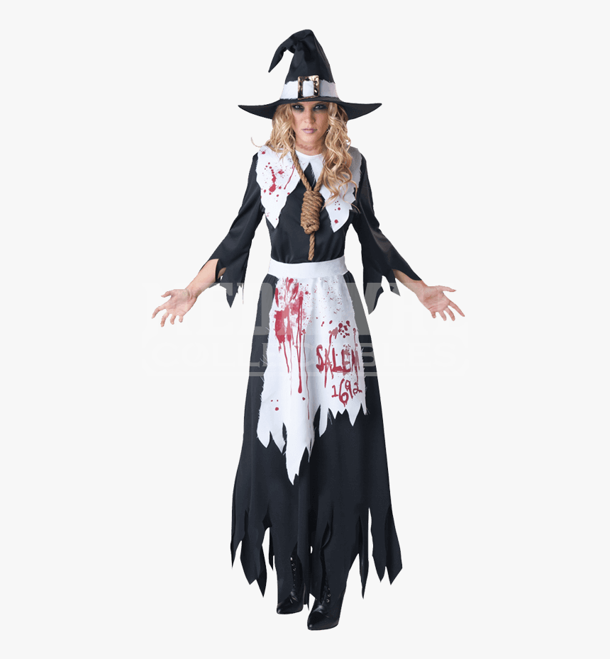 Witch Costume Png - Scary Witch Costume, Transparent Png, Free Download