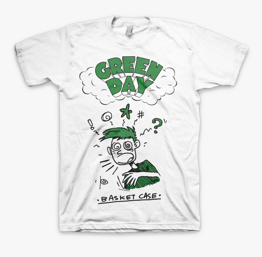 Basket Case T-shirt Green Day Store - Green Day Basket Case T Shirt, HD Png Download, Free Download