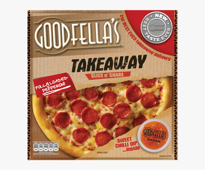 Goodfella S Takeaway Slice N Share Fully Loaded Pepperoni - Goodfellas Meat Feast Pizza, HD Png Download, Free Download