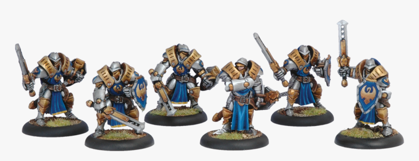 Sword Knight Unit - Warmachine Cygnar Sword Knights, HD Png Download, Free Download