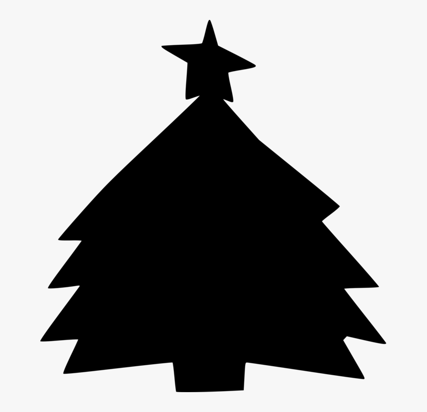 Photography - Christmas Tree Black Shadow, HD Png Download, Free Download