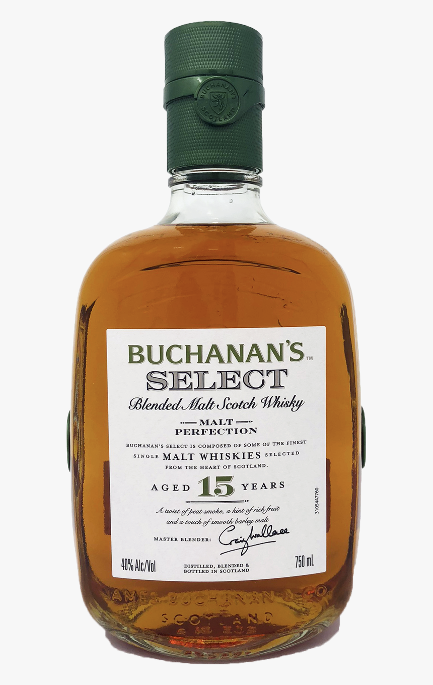Buchanan"s Select 15 Years Old Blended Malt Scotch - Single Malt Scotch Whisky, HD Png Download, Free Download