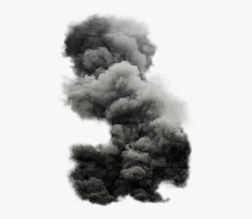 Black Cloud Smoke Png Image Purepng Free Transparent - Black Smoke Bomb Png, Png Download, Free Download