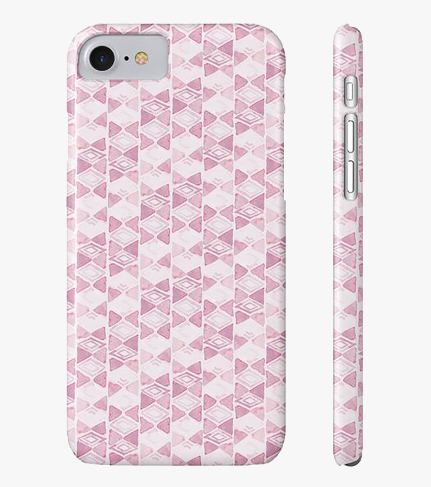 Phone Case With Pink Diamond Watercolor Pattern - Mobile Phone Case, HD Png Download, Free Download