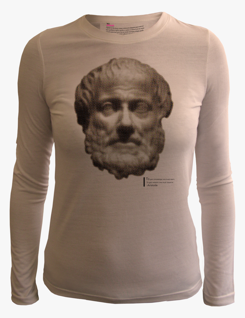 Aristotle Women Peach - Long-sleeved T-shirt, HD Png Download, Free Download