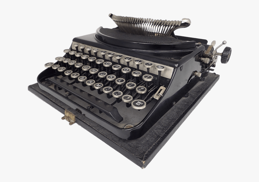 Monarch Portable Type Writer - Typewriter Png, Transparent Png, Free Download