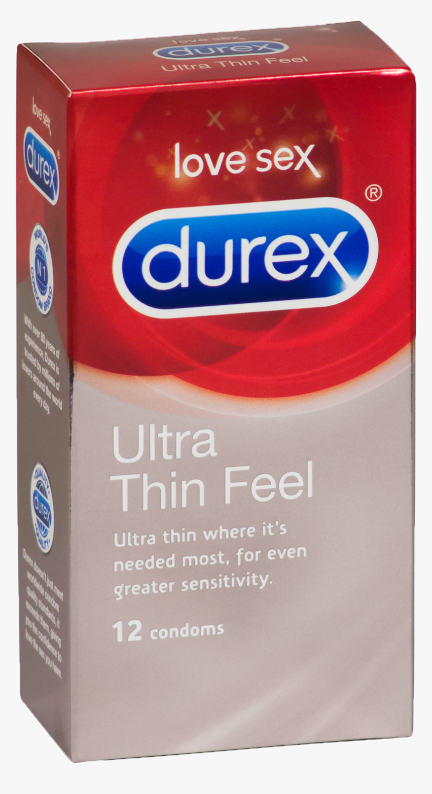 Durex Ultra Thin Feel Condoms - Durex Condoms Ultra Thin, HD Png Download, Free Download