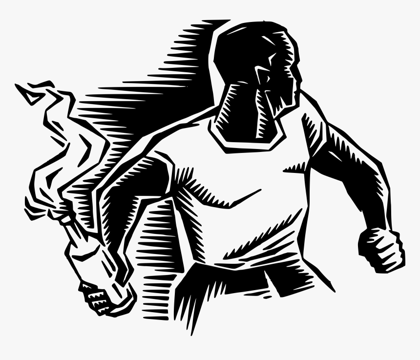 Person With Molotov Cocktail - Molotov Vector, HD Png Download, Free Download