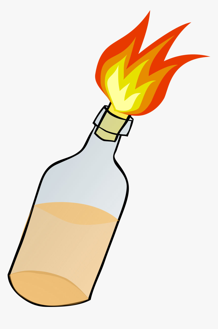 Molotov Cocktail Clip Art, HD Png Download, Free Download